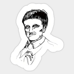 Edgar Allan Cuh Sticker